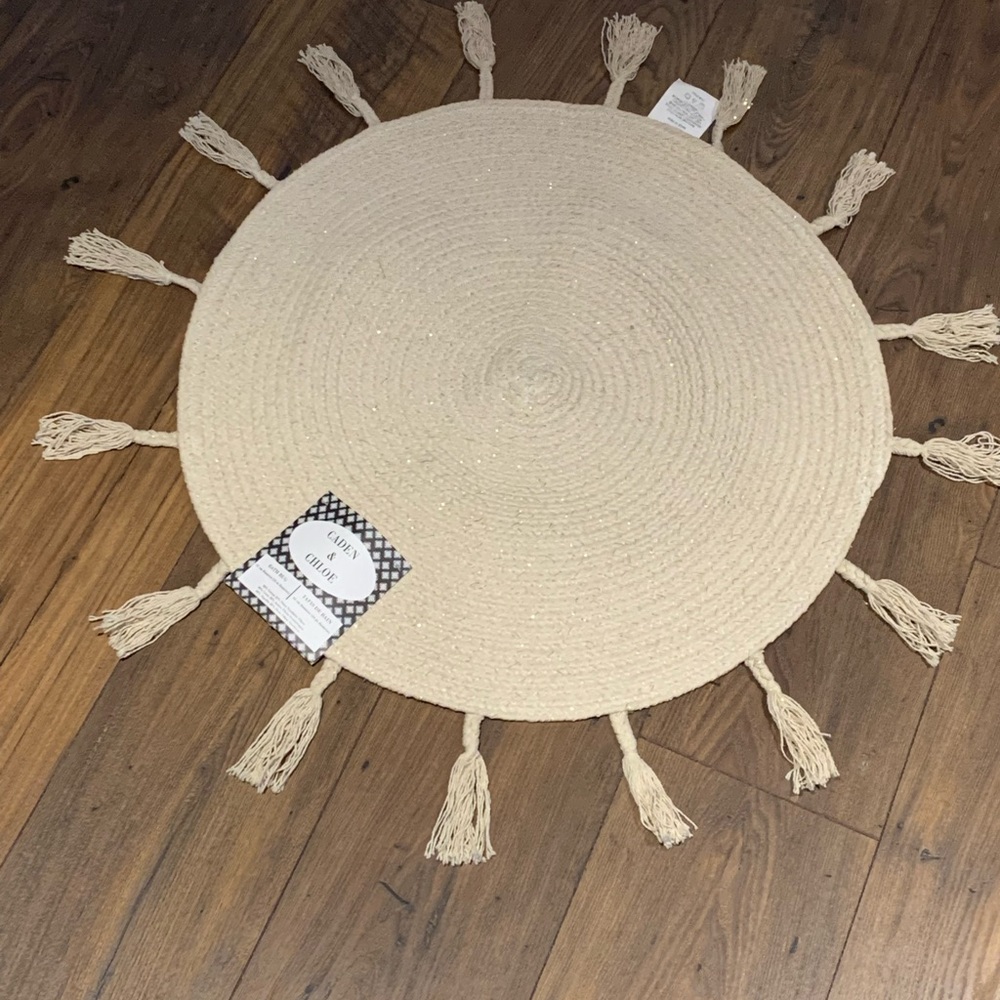 Boho small rug/bath mat